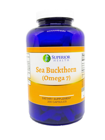 Sea Buckthorn - Omega 7 - 200 Capsules 100 Servings