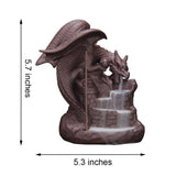 Dragon Incense Burner - Backflow Incense Burner - Includes 20 Cones for Home Office Aromatherapy