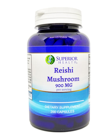 Reishi Mushroom 900 mg 200 Capsules